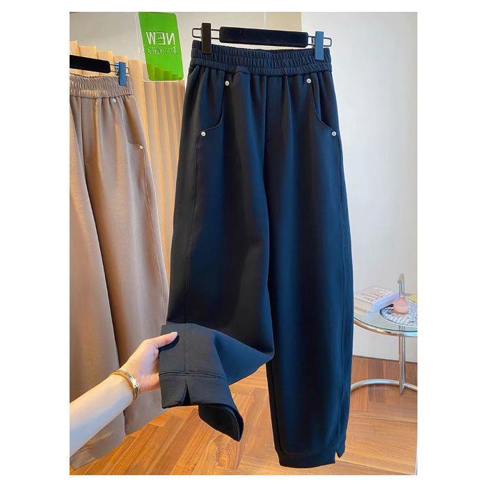 Women s High-Waist Loose Fit Lantern Harem Pants - Spring Casual Wear L: 50-60 kg чёрный
Women s High-Waist Loose Fit Lantern Harem Pants - Spring Casual Wear L: 50-60 kg чёрный