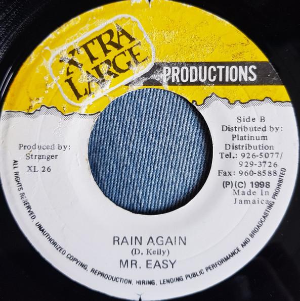 7inch Record MR. EASY Rain Again XL26 Xtra Large Prod 1997 Jamaica Reggae Ska Dub Used
7inch Record MR. EASY Rain Again XL26 Xtra Large Prod 1997 Jamaica Reggae Ska Dub Used