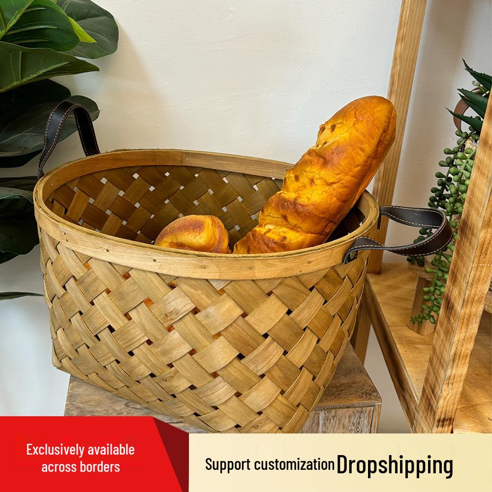 Leather & Wooden Multipurpose Storage Basket for Clothes, Vegetables, Fruits, Books & More
Leather & Wooden Multipurpose Storage Basket for Clothes, Vegetables, Fruits, Books & More