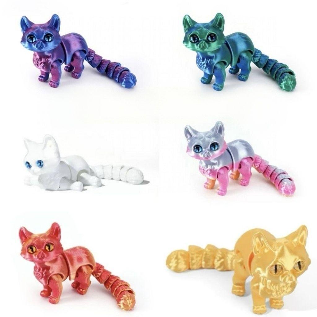 3D-друкована шарнірна іграшка-кошеня - Дитячий подарунок Assorted Colors, 10 pcs
3D-друкована шарнірна іграшка-кошеня - Дитячий подарунок Assorted Colors, 10 pcs