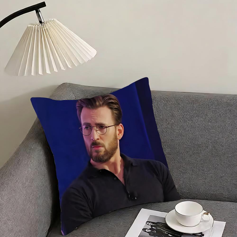 Chris Evans Cushion Cover Reversible Plush Pillow Cover – For car, sofa, bedroom, perfect as a gift. 12x12Inch
Chris Evans Cushion Cover Reversible Plush Pillow Cover – For car, sofa, bedroom, perfect as a gift. 12x12Inch