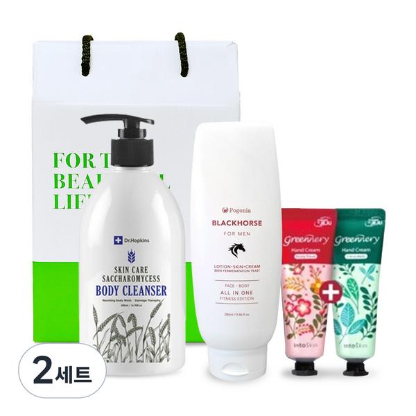 Dr. Hopkins Brewery Yeast Body Wash + Black Horse All-in-One Skin Lotion Cream + Into Skin Hand Cream 2P set, 2 sets, Korean cosmetics set
Dr. Hopkins Brewery Yeast Body Wash + Black Horse All-in-One Skin Lotion Cream + Into Skin Hand Cream 2P set, 2 sets, Korean cosmetics set