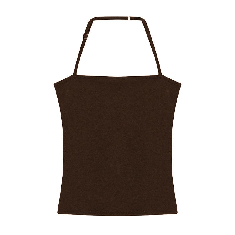 Julu Studio Romantic Mix and Match Loose Striped T-Shirt Halter Top/Skirt Pants Plus-Size Set for Slightly Chubby Women Brown Halter Neck Sling M
Julu Studio Romantic Mix and Match Loose Striped T-Shirt Halter Top/Skirt Pants Plus-Size Set for Slightly Chubby Women Brown Halter Neck Sling M