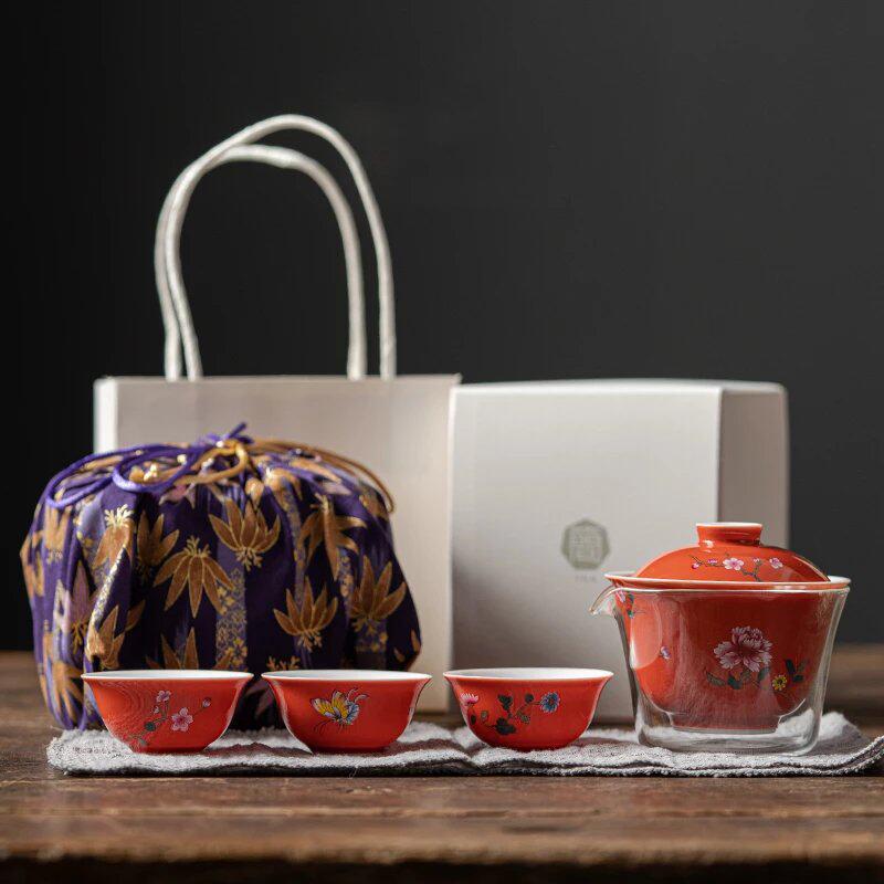 Butterfly Love Ceramic Travel Tea Set with Cloth Bag – Portable Outdoor Quick Brewing Cup & Gift Box
Butterfly Love Ceramic Travel Tea Set with Cloth Bag – Portable Outdoor Quick Brewing Cup & Gift Box