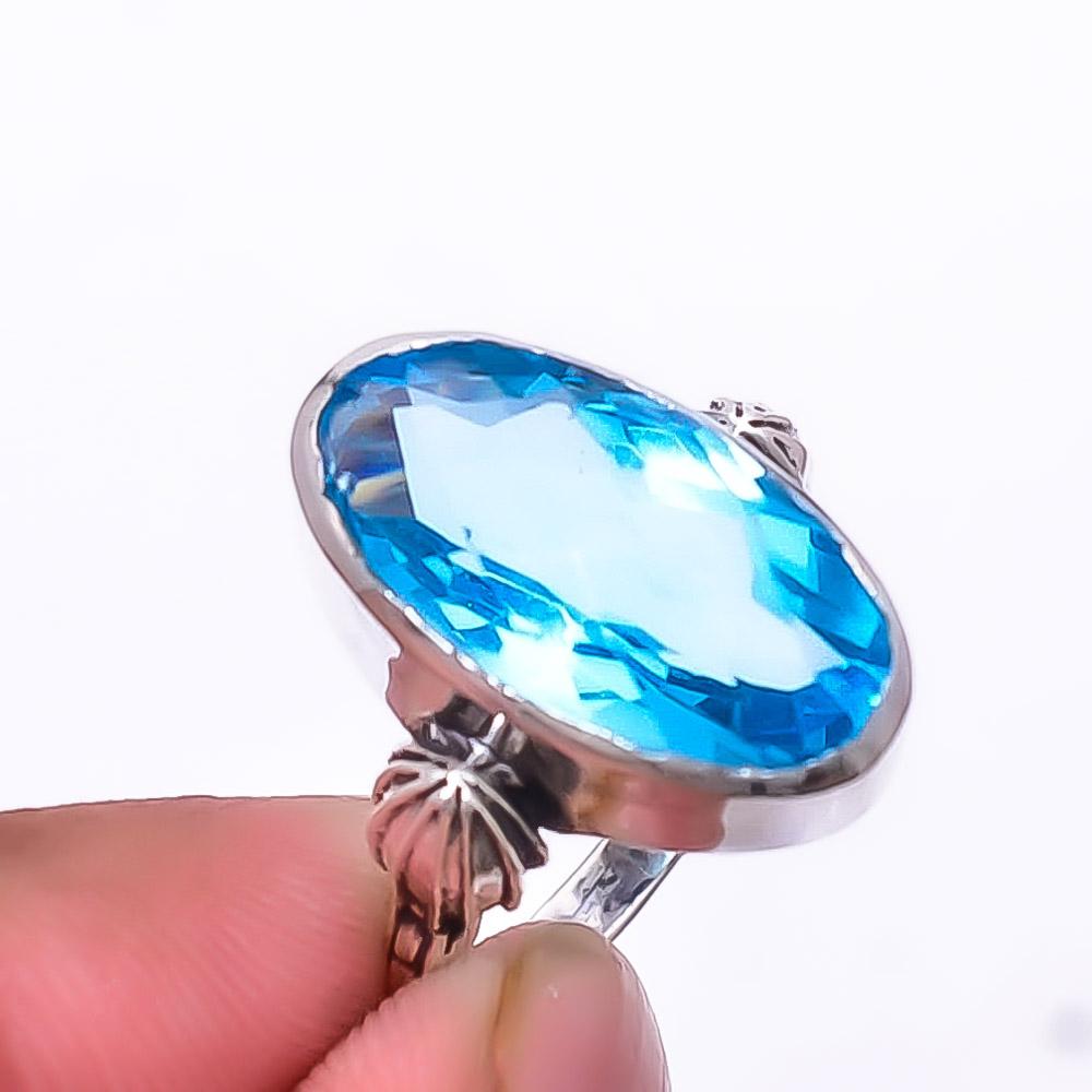 Кольцо из стерлингового серебра 925 пробы с лондонским голубым топазом S.8 R_9363_309_2
Кольцо из стерлингового серебра 925 пробы с лондонским голубым топазом S.8 R_9363_309_2