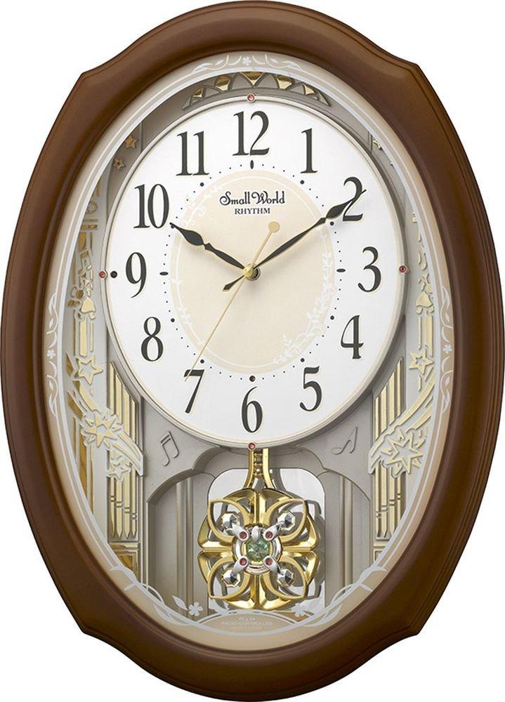 RHYTHM Wall Clock Radio Clock Analog 30 Songs Melody Crystal Decoration Wood Brown Small World Celebre 4MN541RH06
RHYTHM Wall Clock Radio Clock Analog 30 Songs Melody Crystal Decoration Wood Brown Small World Celebre 4MN541RH06