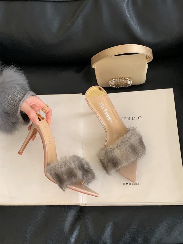 Mi Ting Mao Mao High Heel Cool Slippers Women s Fashion Outer Wear New Versatile Pointed Head Thin Heel Baotou Muller Half Slippers Women 39 абрикосовый
Mi Ting Mao Mao High Heel Cool Slippers Women s Fashion Outer Wear New Versatile Pointed Head Thin Heel Baotou Muller Half Slippers Women 39 абрикосовый