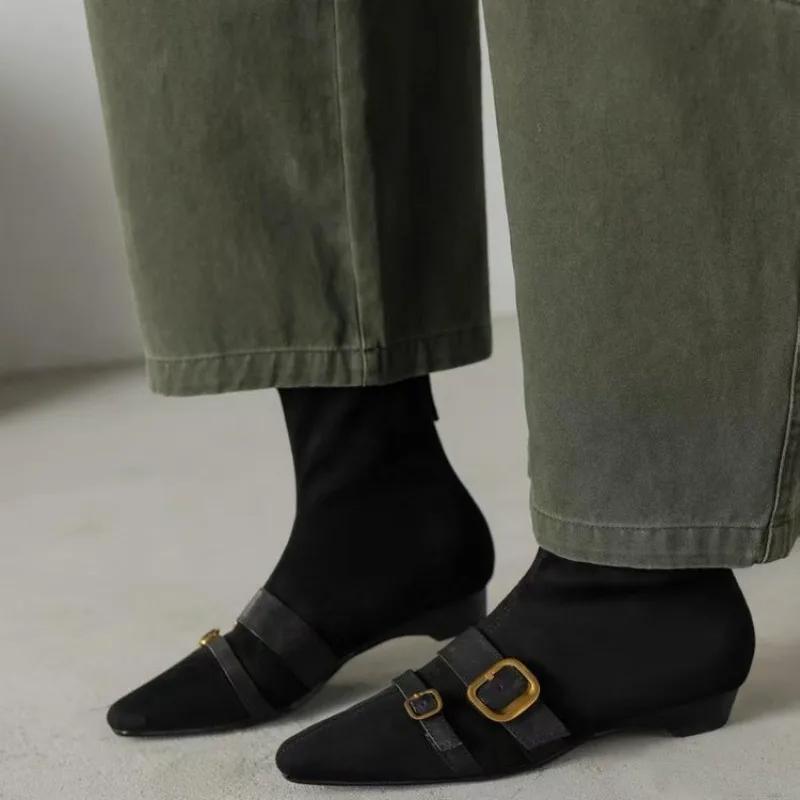 Korean Version Fashion Versatile Skinny Booties Women s Block Heel Fashion Boots 42 чорний
Korean Version Fashion Versatile Skinny Booties Women s Block Heel Fashion Boots 42 чорний