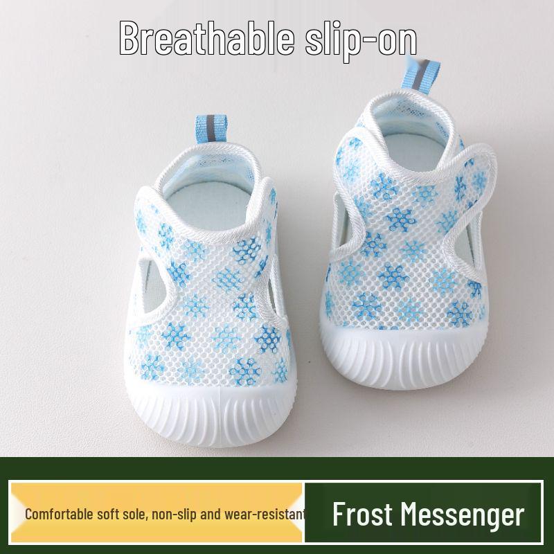 Unisex Breathable Mesh Baby Walker Shoes for 1-3 Years - Soft Sole, Non-slip 13.5CM (fits foot length 12-13cm)
Unisex Breathable Mesh Baby Walker Shoes for 1-3 Years - Soft Sole, Non-slip 13.5CM (fits foot length 12-13cm)