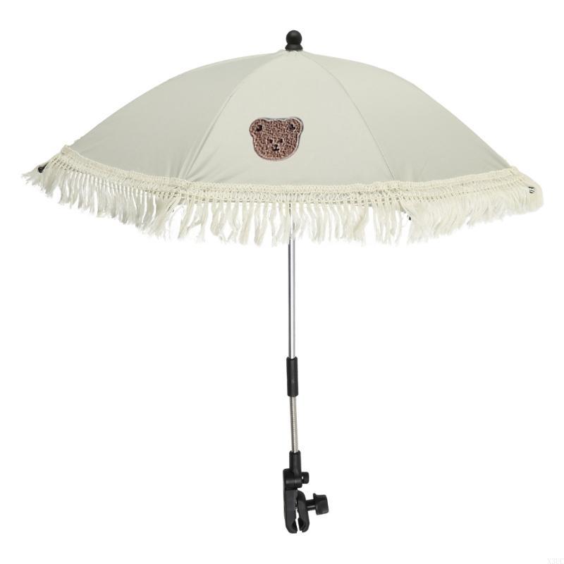 Outdoor Stroller Sun Shade Fringed Umbrella Beaches Sunscreen UV Protections X3UC
Outdoor Stroller Sun Shade Fringed Umbrella Beaches Sunscreen UV Protections X3UC