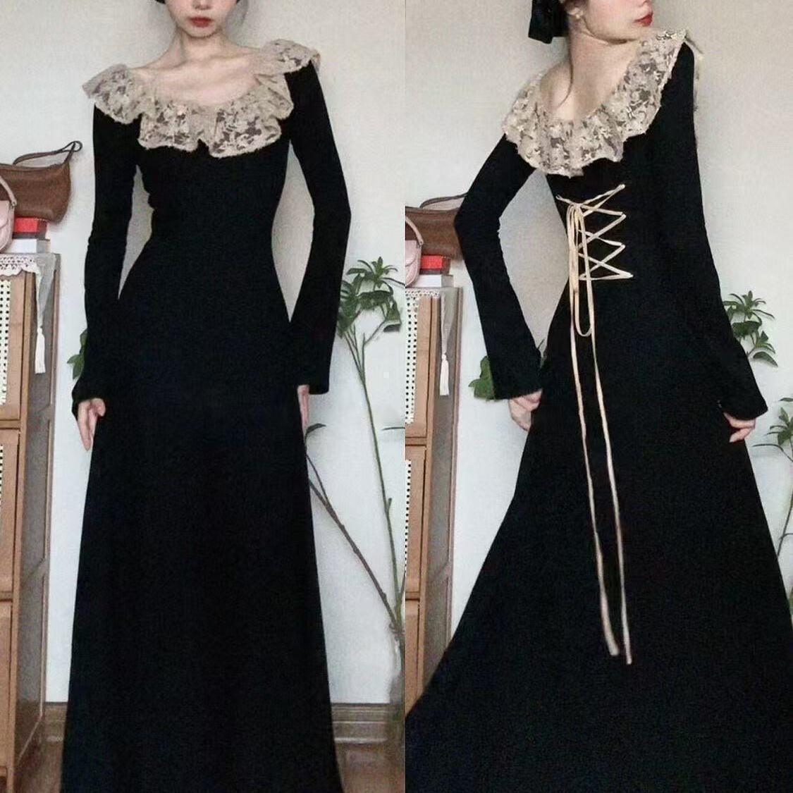 Women s French Hepburn Black Long Sleeve Dress - Autumn/Winter 2025 Trendy Mid-Length Skirt 2XL чёрный
Women s French Hepburn Black Long Sleeve Dress - Autumn/Winter 2025 Trendy Mid-Length Skirt 2XL чёрный