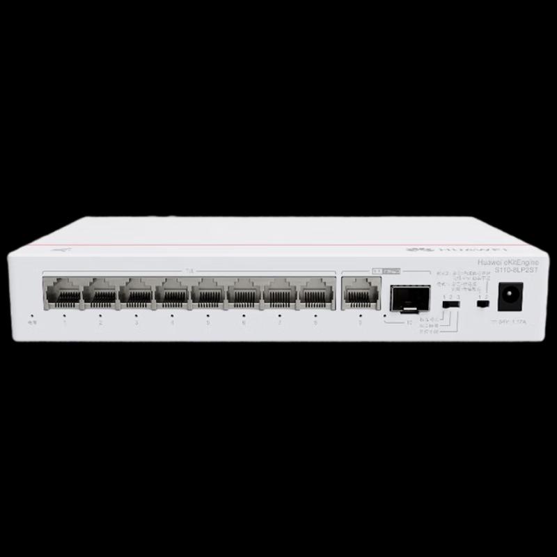 Huawei Kunling S110-8LP2ST 8-Port Gigabit POE Switch
Huawei Kunling S110-8LP2ST 8-Port Gigabit POE Switch