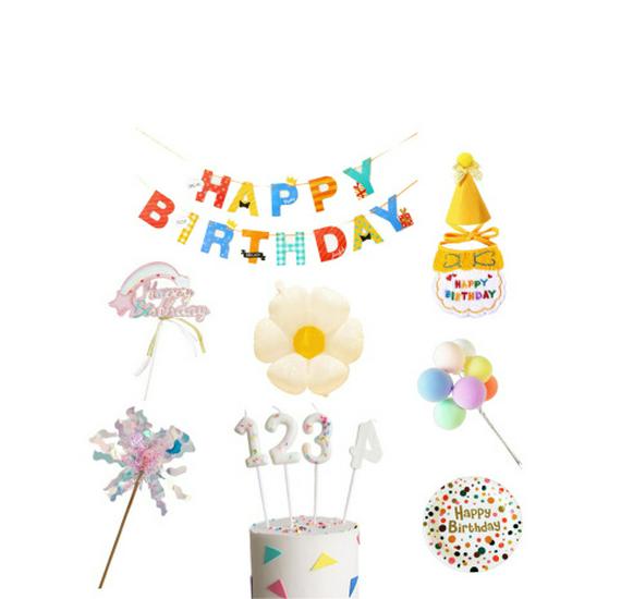 Pet Birthday Cake Topper & Decoration Set with Hat, Balloons, Flags, and Banner Candle Age 6
Pet Birthday Cake Topper & Decoration Set with Hat, Balloons, Flags, and Banner Candle Age 6