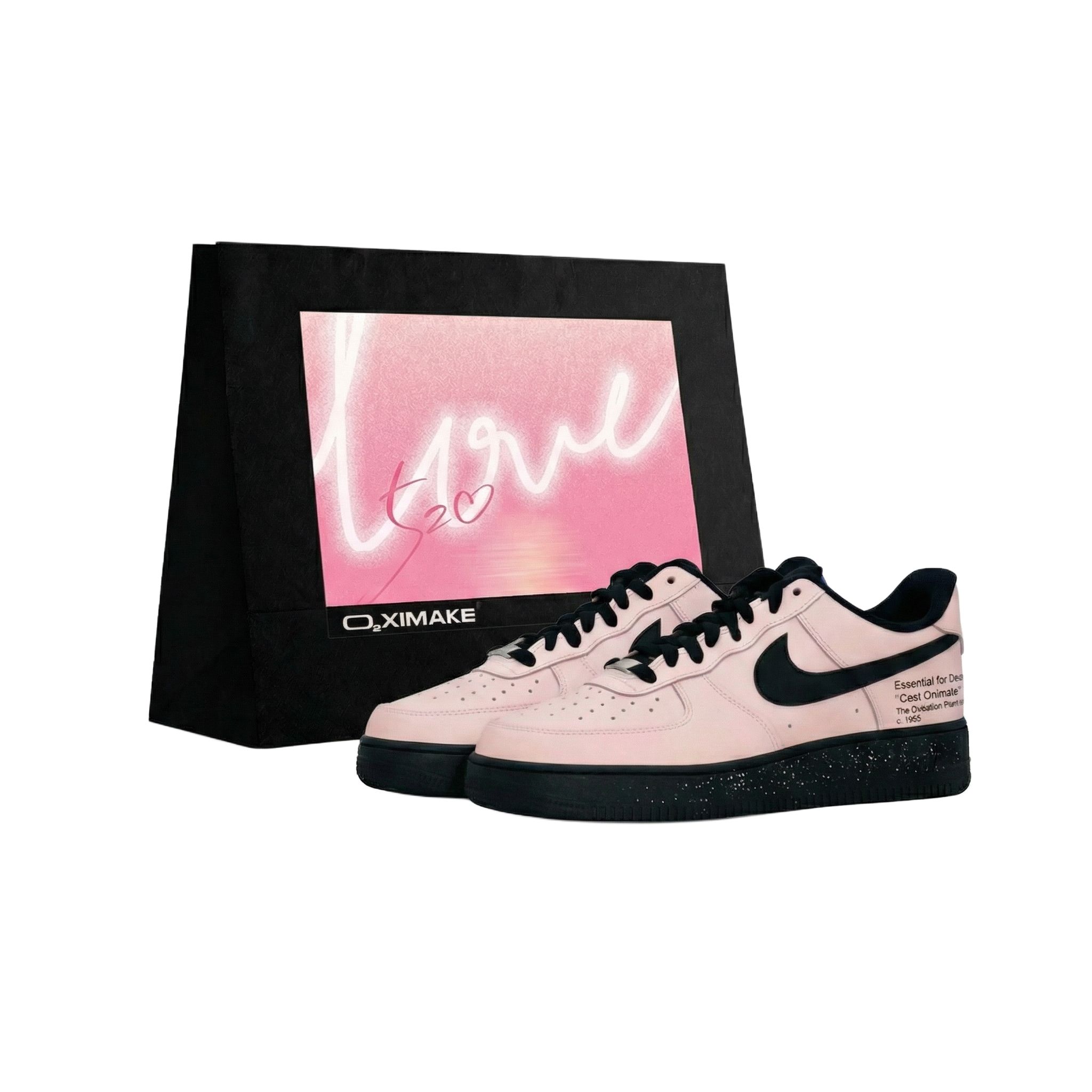 Nike Air Force 1 Abrasion Resistant Height Increasing Low top Skateboard Shoes Unisex Black Pink CW2288-001(Team577-S-BOX) 42
Nike Air Force 1 Abrasion Resistant Height Increasing Low top Skateboard Shoes Unisex Black Pink CW2288-001(Team577-S-BOX) 42