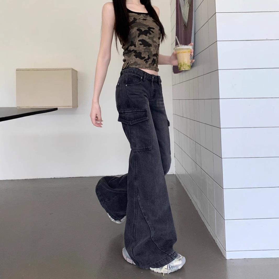 Women s Y2K High Waist Micro Flare Workwear Jeans with Pocket Design - Trendy Slimming Casual Long Pants L
Women s Y2K High Waist Micro Flare Workwear Jeans with Pocket Design - Trendy Slimming Casual Long Pants L