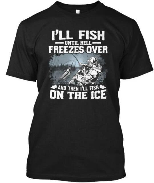 Ill Fish On The Ice T shirt Made in the USA Size S to 5XL S
Ill Fish On The Ice T shirt Made in the USA Size S to 5XL S