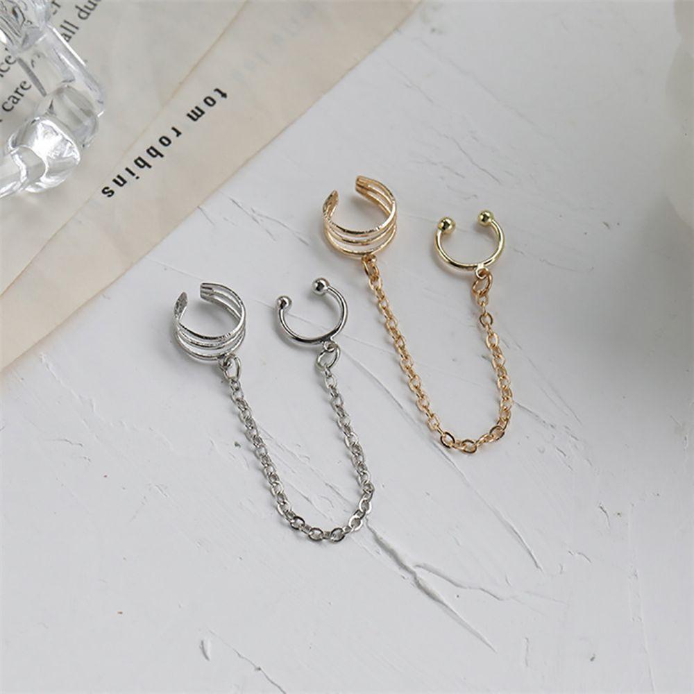 Chain Gift Non Piercing Female Korean Style Ear Cuff Chain Clip Earring Fashion Jewelry Ear Clip
Chain Gift Non Piercing Female Korean Style Ear Cuff Chain Clip Earring Fashion Jewelry Ear Clip