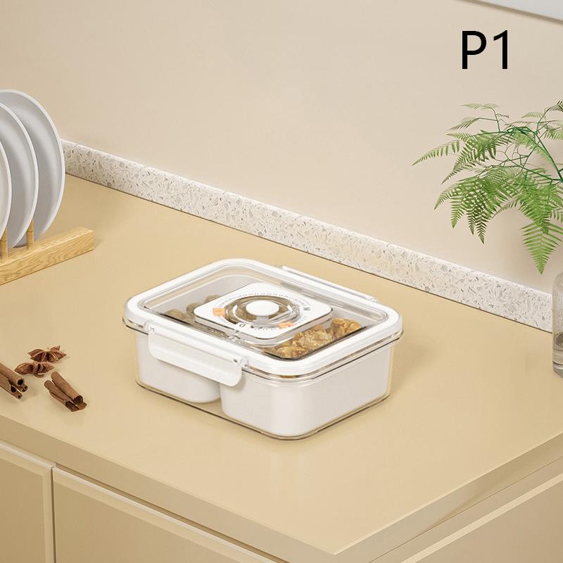 Новый портативный 4/8 сетчатый поднос с крышкой, поднос для овощей, портативный контейнер для закусок, пищевой контейнер для печенья, конфет, фруктов, орехов 1