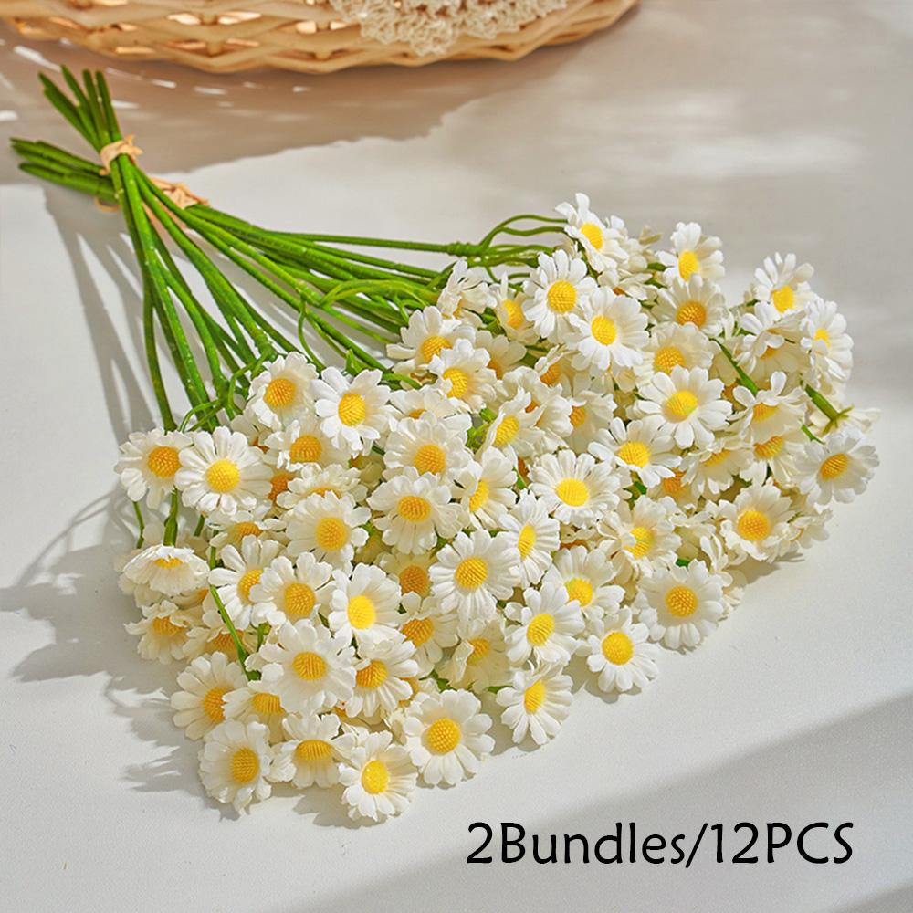 12 шт. искусственных цветов ромашки, маленький букет из искусственных цветов ромашки для украшения стола на день святого Валентина, домашний свадебный декор своими руками 12pcs
12 шт. искусственных цветов ромашки, маленький букет из искусственных цветов ромашки для украшения стола на день святого Валентина, домашний свадебный декор своими руками 12pcs
