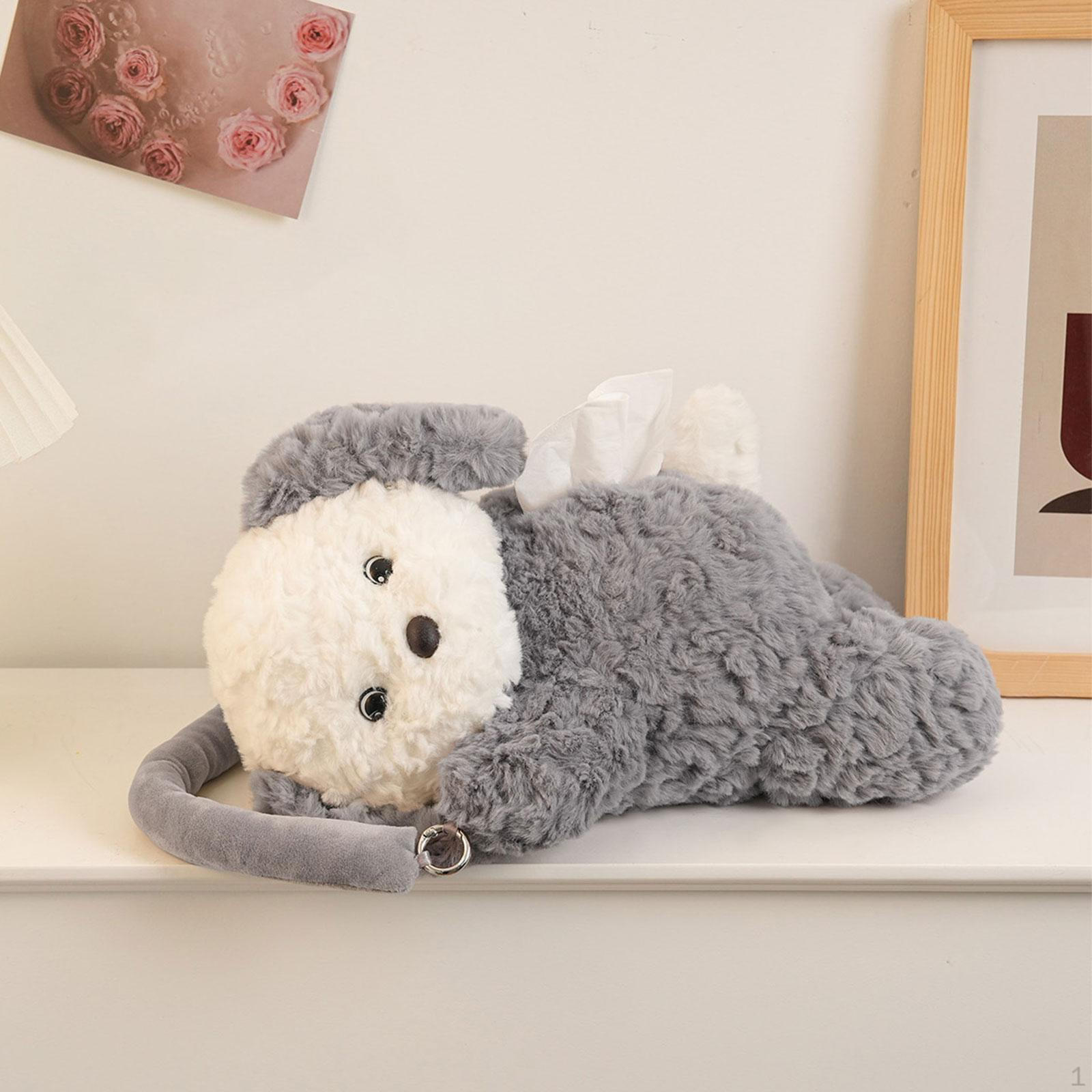 Puppy Tissue Holder Decorative Durability, Creative, Cute, Hanging Organizer Tissues Gray
Puppy Tissue Holder Decorative Durability, Creative, Cute, Hanging Organizer Tissues Gray