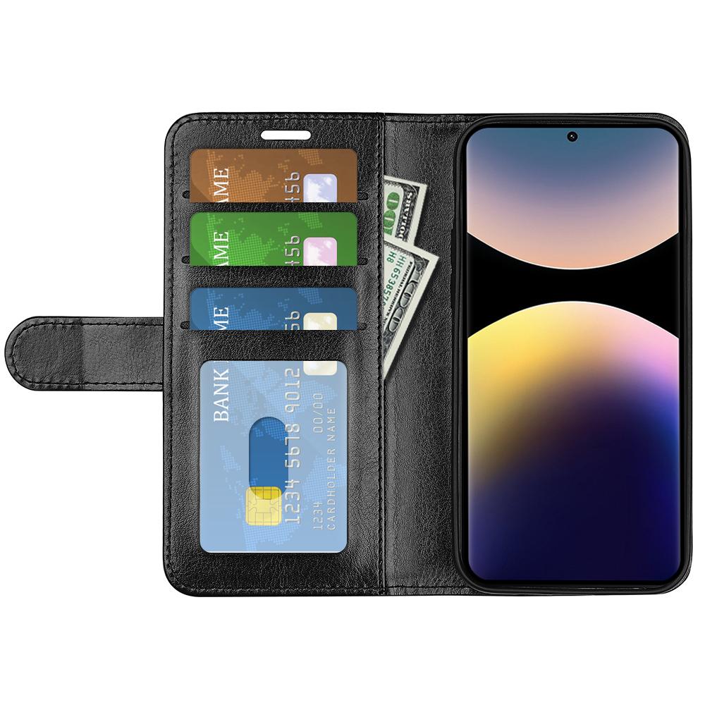 For Xiaomi Redmi Note 14 Pro 4G Wallet Case Crazy Horse Texture Stand Leather Phone Cover Black
For Xiaomi Redmi Note 14 Pro 4G Wallet Case Crazy Horse Texture Stand Leather Phone Cover Black