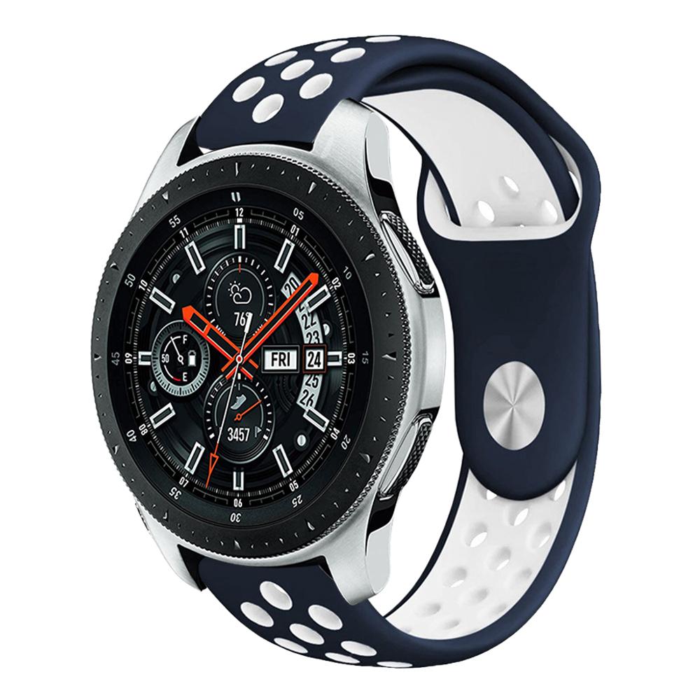 Hollow-out Two-color Silicone Wrist Band Replacement for Samsung Galaxy Watch 46mm Blue/White
Hollow-out Two-color Silicone Wrist Band Replacement for Samsung Galaxy Watch 46mm Blue/White