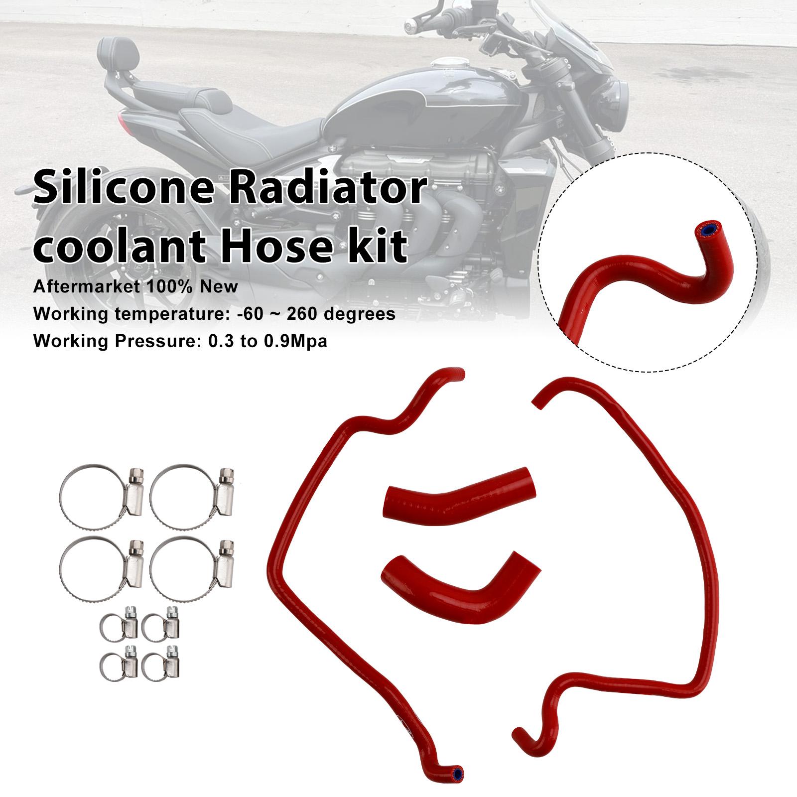 Silicone Radiator coolant Hose kit Fit For Rocket 3 2019-2024 Red
Silicone Radiator coolant Hose kit Fit For Rocket 3 2019-2024 Red