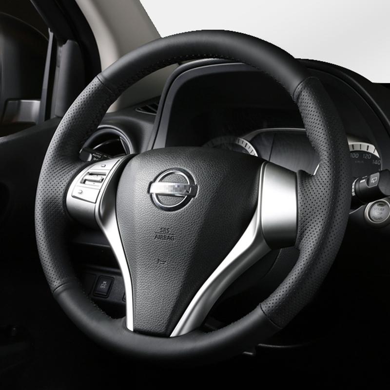 Кожаный чехол на руль автомобиля для Nissan Teana Altima 2013-2018 X-Trail Qashqai 2014-2018 Rogue 2014-2016 Pulsar 2015-2018
Кожаный чехол на руль автомобиля для Nissan Teana Altima 2013-2018 X-Trail Qashqai 2014-2018 Rogue 2014-2016 Pulsar 2015-2018