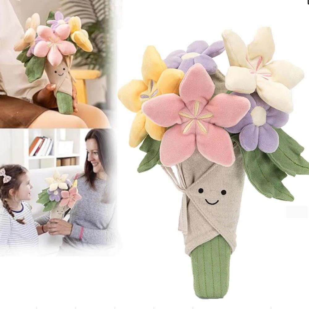 Cartoon Plush Doll Flowers Portable Plush Bouquet Flower Bouquet Doll Sweet Gifts for Wife and Mom
Cartoon Plush Doll Flowers Portable Plush Bouquet Flower Bouquet Doll Sweet Gifts for Wife and Mom