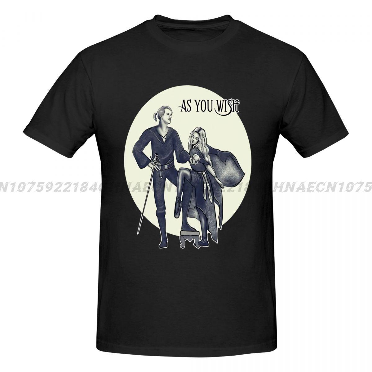 As Your Wish Princess Bride Printed T-Shirt Funny Men Short Sleeve Casual Loose Breathable and Comfortable Oversize Tees XXL темно-синього кольору
As Your Wish Princess Bride Printed T-Shirt Funny Men Short Sleeve Casual Loose Breathable and Comfortable Oversize Tees XXL темно-синього кольору