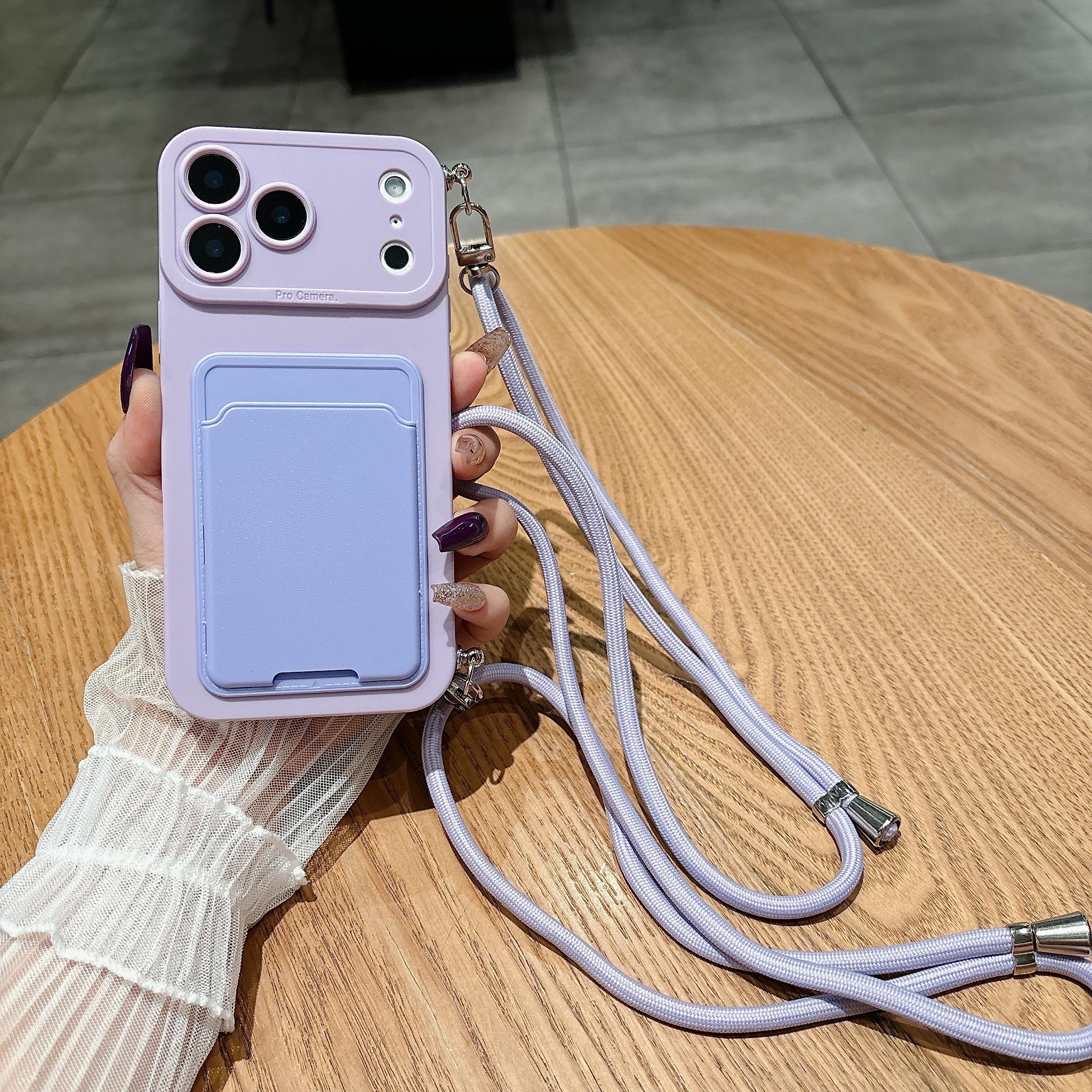 Розкішний чохол-гаманець на шнурку через плече для iPhone 17 16 15 14 Plus 13 12 Pro Max Mini 17promax 17pro iPhone 17Pro світло-фіолетового кольору
Розкішний чохол-гаманець на шнурку через плече для iPhone 17 16 15 14 Plus 13 12 Pro Max Mini 17promax 17pro iPhone 17Pro світло-фіолетового кольору