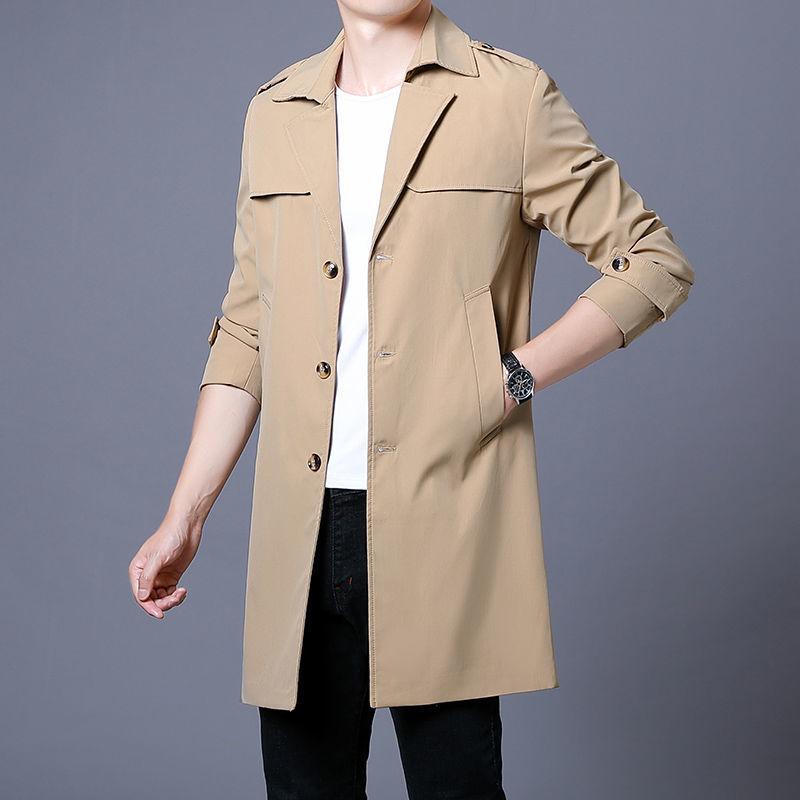 Мужская ветровка средней длины, весенне-осенняя трендовая деловая повседневная молодежная куртка с лацканами, новинка M
Мужская ветровка средней длины, весенне-осенняя трендовая деловая повседневная молодежная куртка с лацканами, новинка M