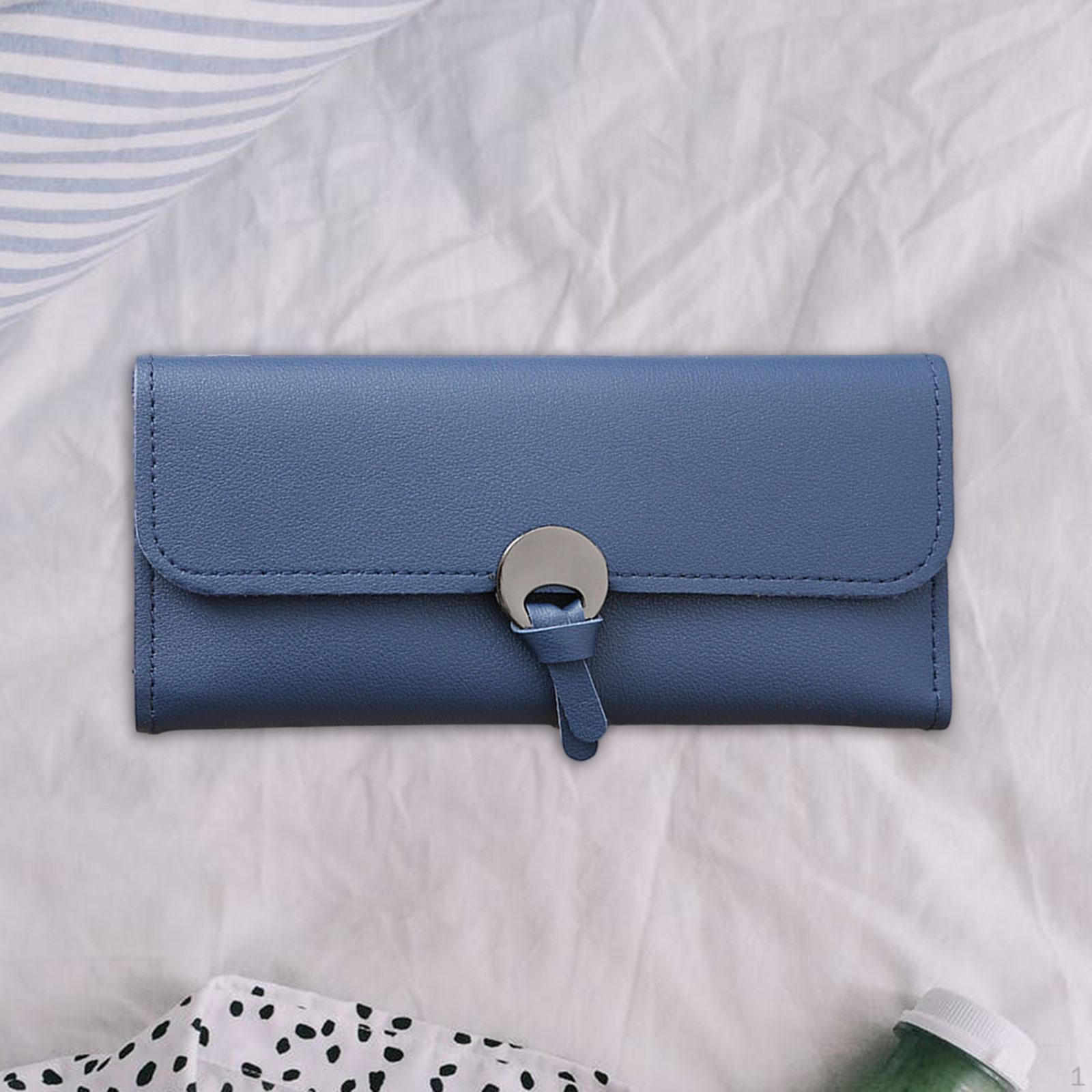 Стильный женский кошелек с отделениями для карт темно-синий
Стильный женский кошелек с отделениями для карт темно-синий