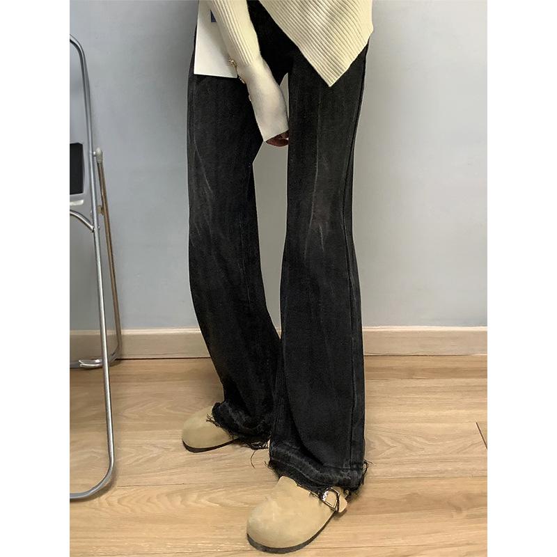 2024 Autumn Plus Size Black & Grey High Waist Flare Jeans for Women - Slimming Horseshoe Pants 4XL
2024 Autumn Plus Size Black & Grey High Waist Flare Jeans for Women - Slimming Horseshoe Pants 4XL