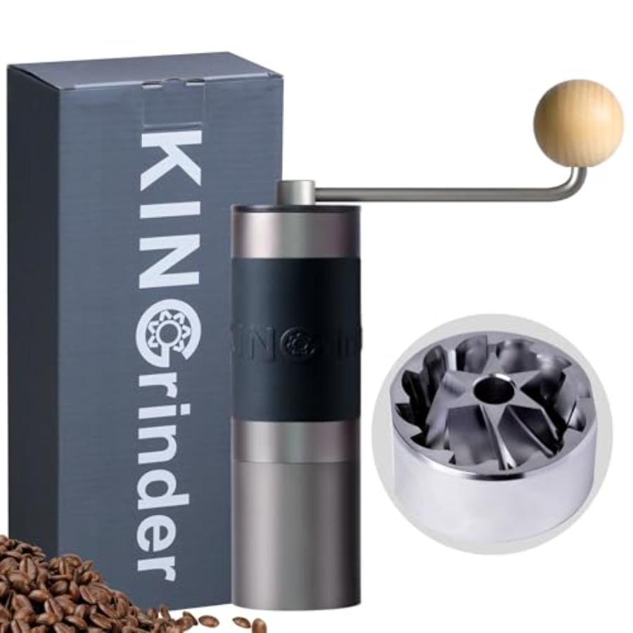 Iron Gray Manual Hand Coffee Grinder with Straight Handle for French Press Drip Espresso 20-25g Ccity Stainless Steel Conical B United States
Iron Gray Manual Hand Coffee Grinder with Straight Handle for French Press Drip Espresso 20-25g Ccity Stainless Steel Conical B United States