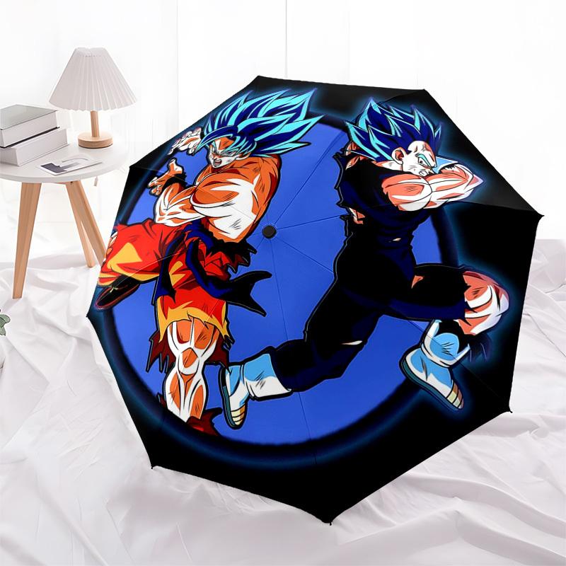 1pc Dragon Ball Z Goku & Vegeta Super Saiyan Blue Auto Open Close Umbrella Portable 3-Fold Design, 8-Bone Iron Frame Outdoor Umbrella Perfect Gift for
1pc Dragon Ball Z Goku & Vegeta Super Saiyan Blue Auto Open Close Umbrella Portable 3-Fold Design, 8-Bone Iron Frame Outdoor Umbrella Perfect Gift for