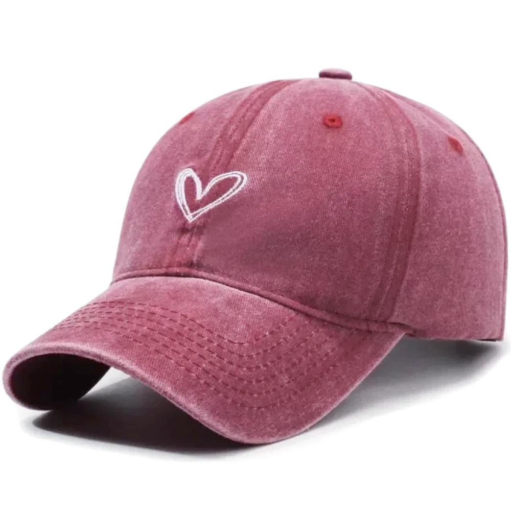 New Women S Washed Baseball Cap Love Heart Vintage Hats Casual Adjustable Sun Shade Cap For Woman Streetwear Outdoor Dad Hat 55cm-58cm
New Women S Washed Baseball Cap Love Heart Vintage Hats Casual Adjustable Sun Shade Cap For Woman Streetwear Outdoor Dad Hat 55cm-58cm