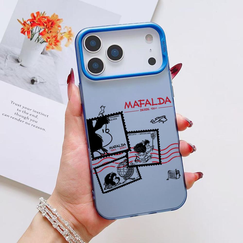 Милый Мультяшный Чехол M-MAFALDA для iPhone 17 16 15 14 13 12 11 Pro Max Air Цветной Матовый Лазерный Аврора Ударопрочный Чехол для Телефона iPhone 16e
Милый Мультяшный Чехол M-MAFALDA для iPhone 17 16 15 14 13 12 11 Pro Max Air Цветной Матовый Лазерный Аврора Ударопрочный Чехол для Телефона iPhone 16e