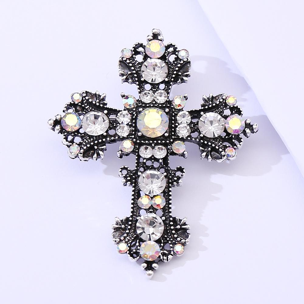 2026 Fashion Creative Alloy Rhinestone Cross Brooch, Personality Trend Women s Clothing Brooch Ornament Pin 6CM*4.8CM
2026 Fashion Creative Alloy Rhinestone Cross Brooch, Personality Trend Women s Clothing Brooch Ornament Pin 6CM*4.8CM
