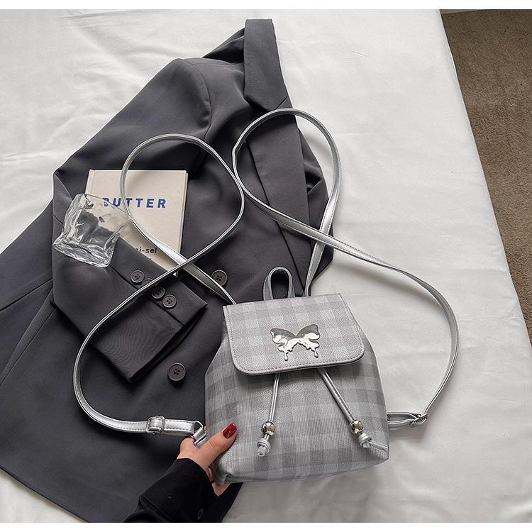 College Plaid Backpack Women s Casual Niche Design Butterfly Backpack Premium Handbag
College Plaid Backpack Women s Casual Niche Design Butterfly Backpack Premium Handbag