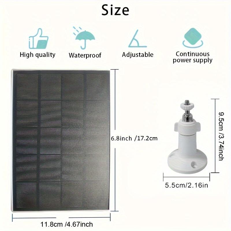 В комплект входят солнечная панель 4 Вт и удлинительный кабель для зарядки micro USB.. Подходит для работы от аккумулятора в помещении/на улице
В комплект входят солнечная панель 4 Вт и удлинительный кабель для зарядки micro USB.. Подходит для работы от аккумулятора в помещении/на улице