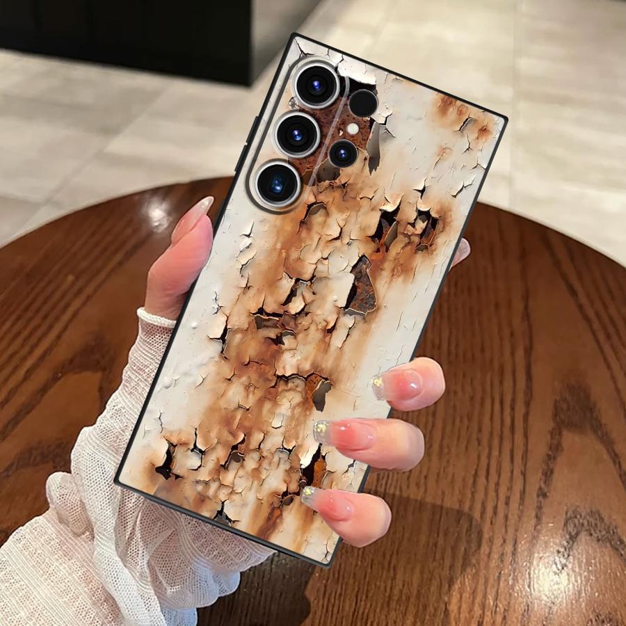 Retro Rust Design Case for Samsung Galaxy S23 Ultra S24 Plus S25 Edge S20 S21 FE Black Soft Phone Cover Galaxy S22 5G
Retro Rust Design Case for Samsung Galaxy S23 Ultra S24 Plus S25 Edge S20 S21 FE Black Soft Phone Cover Galaxy S22 5G