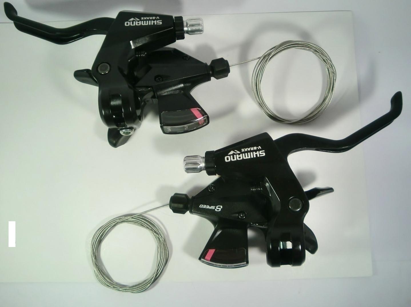 SHIMANO Рычаг переключения передач ST-M310 8RL 3x8 скоростей 2-пальцевый тормозной рычаг левый и правый комплект черный 939
SHIMANO Рычаг переключения передач ST-M310 8RL 3x8 скоростей 2-пальцевый тормозной рычаг левый и правый комплект черный 939