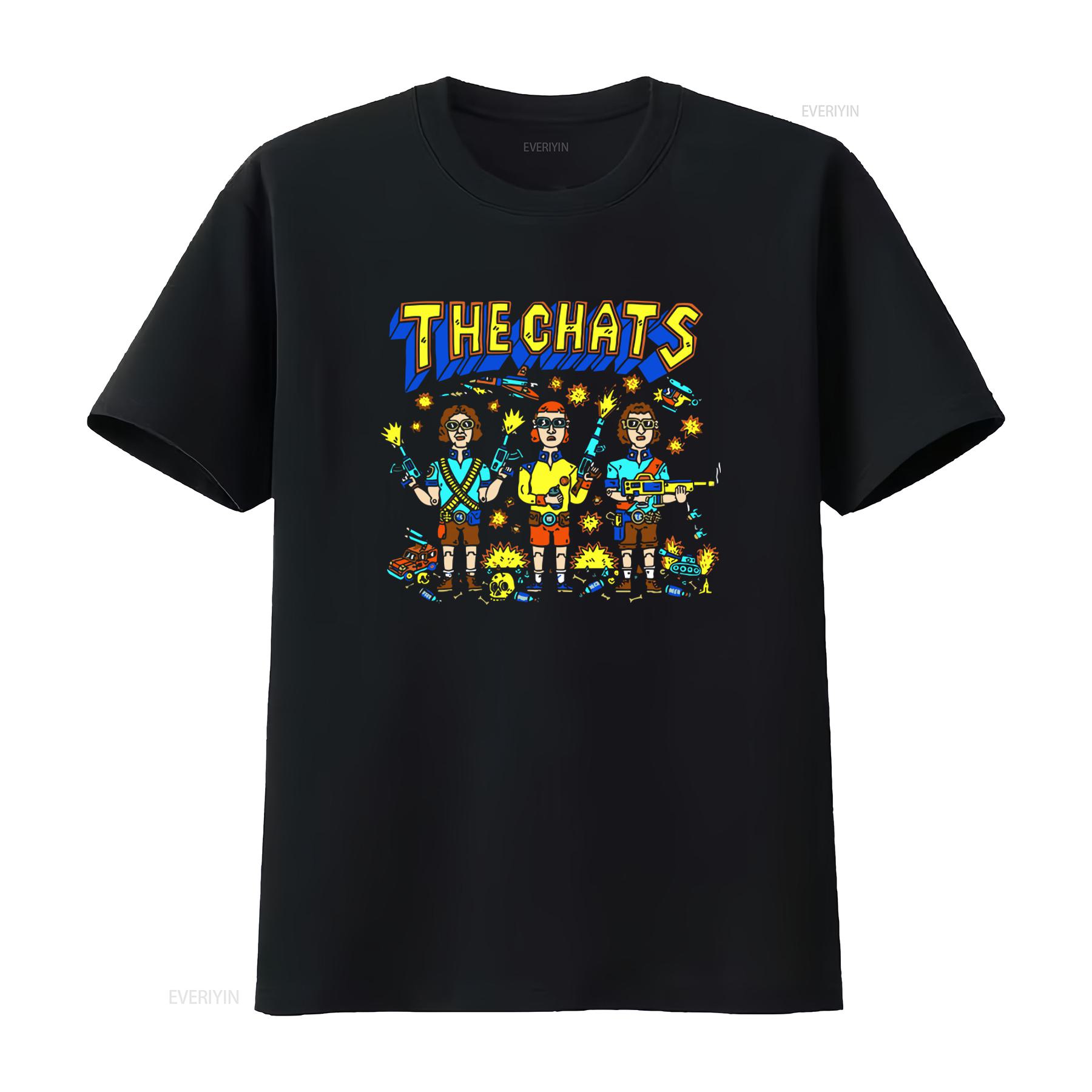 NEW The Chats Band Retro Sci Fi Print Cotton T Shirt Black Sizes S 5XL Q802 vintage Washed Soft homme Top For Everyday Wear 4XL
NEW The Chats Band Retro Sci Fi Print Cotton T Shirt Black Sizes S 5XL Q802 vintage Washed Soft homme Top For Everyday Wear 4XL