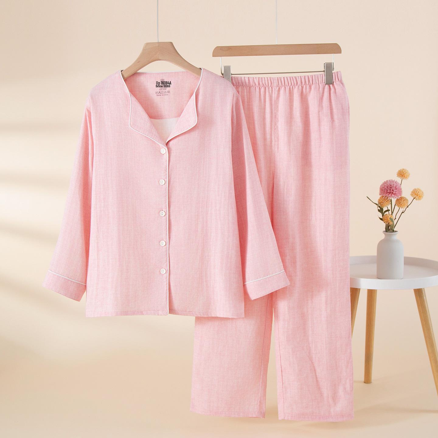 Couple s Cotton Pajama Set: Women s Long Sleeve & Men s Casual Cardigan for Spring/Summer, All Cotton, Indoor/Outdoor Wear. XL
Couple s Cotton Pajama Set: Women s Long Sleeve & Men s Casual Cardigan for Spring/Summer, All Cotton, Indoor/Outdoor Wear. XL