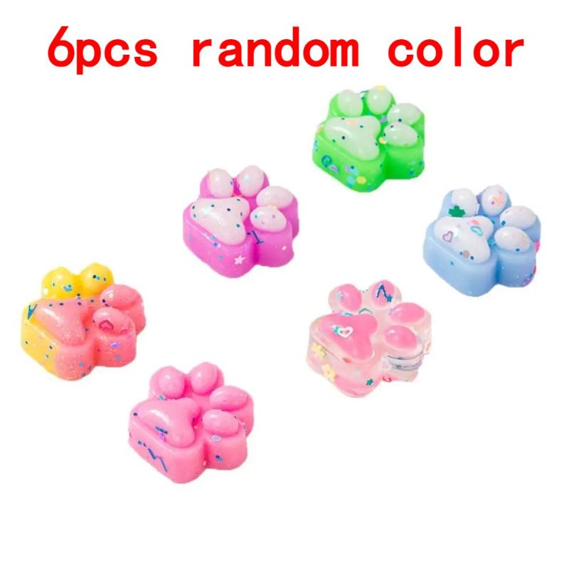 6 шт. Милые кошачьи когти щипки разных цветов случайные декомпрессионные игрушки детские сувениры для вечеринок праздничные мини мультяшные кошачьи когти
6 шт. Милые кошачьи когти щипки разных цветов случайные декомпрессионные игрушки детские сувениры для вечеринок праздничные мини мультяшные кошачьи когти