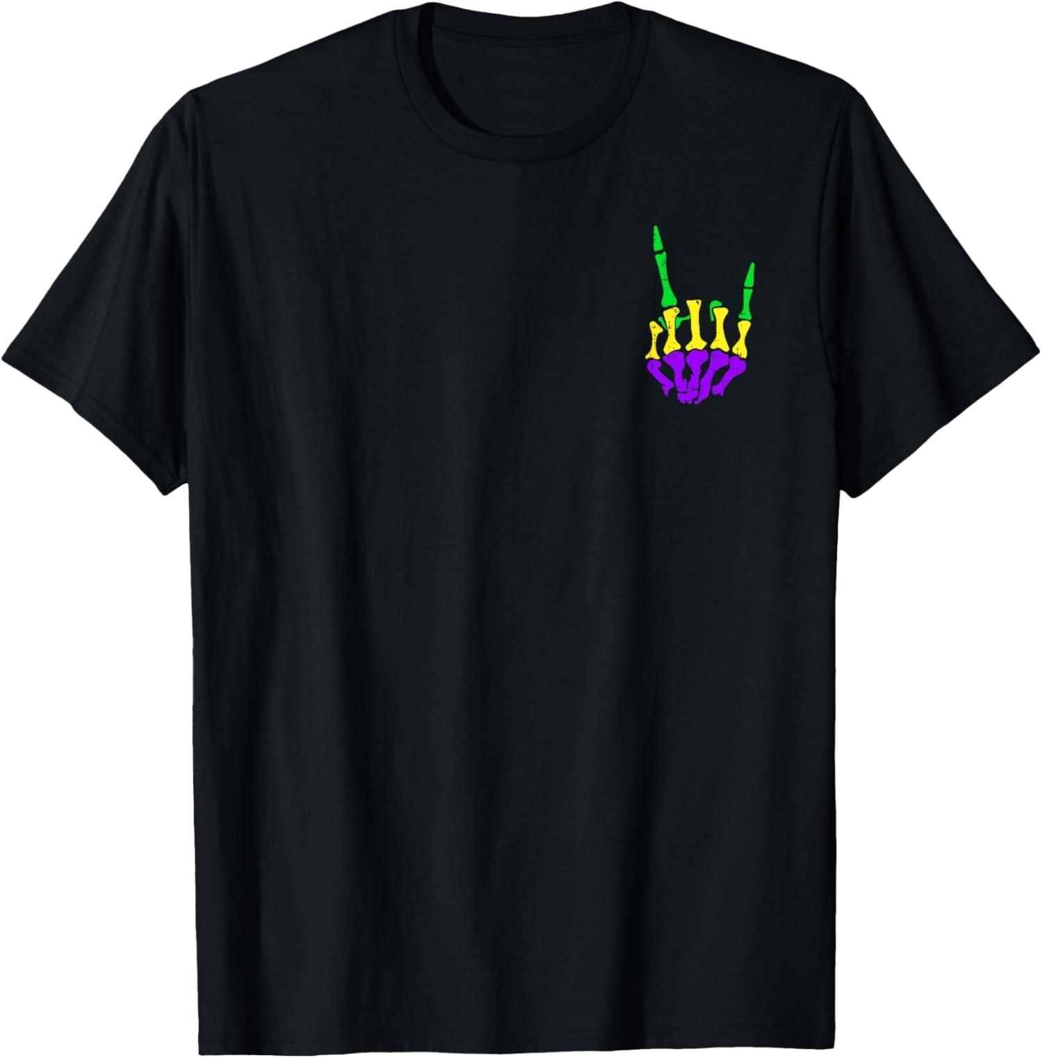 Skeleton Rock Hand Pocket Mardi Gras Bones Music Love Unisex T-Shirt 5XL різнокольоровий
Skeleton Rock Hand Pocket Mardi Gras Bones Music Love Unisex T-Shirt 5XL різнокольоровий