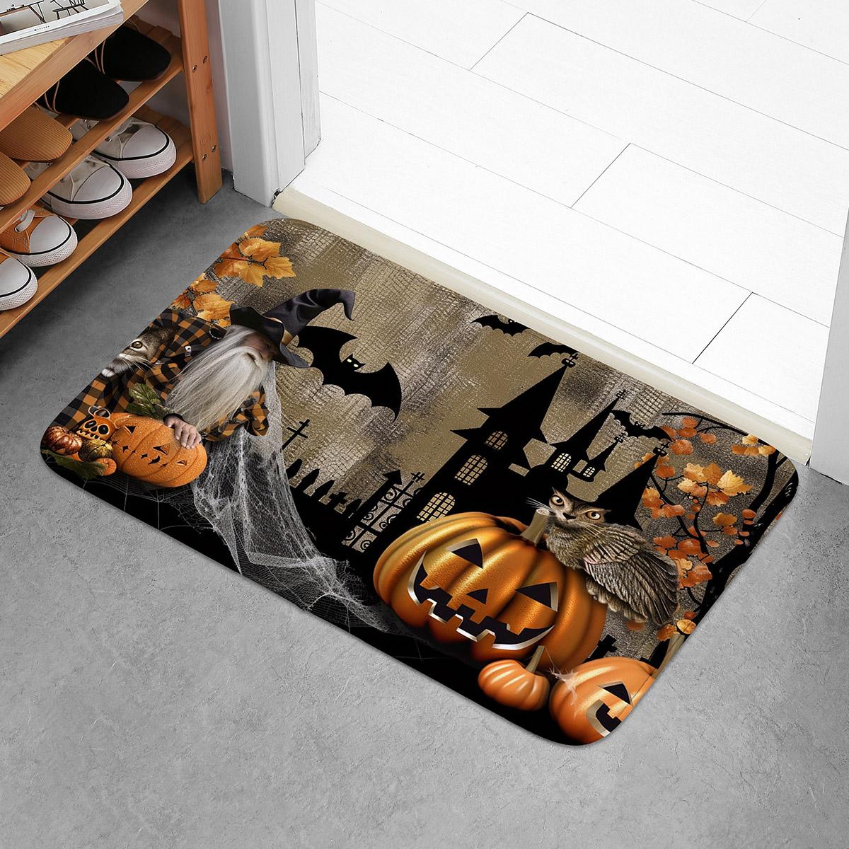 Коврики на Хэллоуин 2025 года, забавные тыквенные фонари, замковые ведьмы, метлы, ковры, скелеты, паутина, дверные коврики, декоративные коврики 43x74cm
Коврики на Хэллоуин 2025 года, забавные тыквенные фонари, замковые ведьмы, метлы, ковры, скелеты, паутина, дверные коврики, декоративные коврики 43x74cm