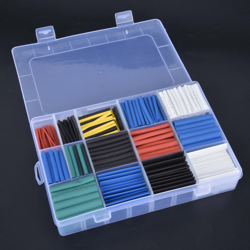 670pcs Polyolefin Heat Shrinkable Tube Set Waterproof Wire Cable Protection Sleeve
670pcs Polyolefin Heat Shrinkable Tube Set Waterproof Wire Cable Protection Sleeve