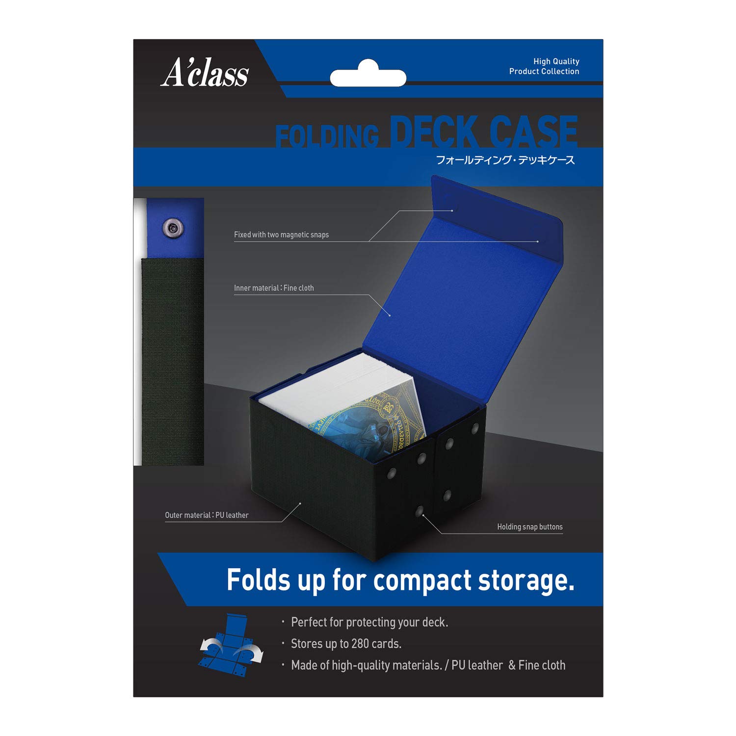 Folding deck case blue
Folding deck case blue